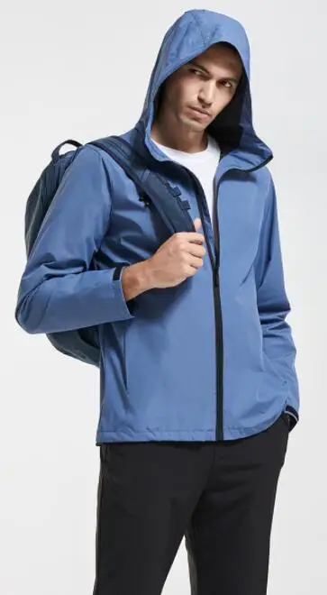 

Single-layer storm jacket outdoor windproof waterproof work clothes windbreaker autumn new travel thin mountaineering jacket
