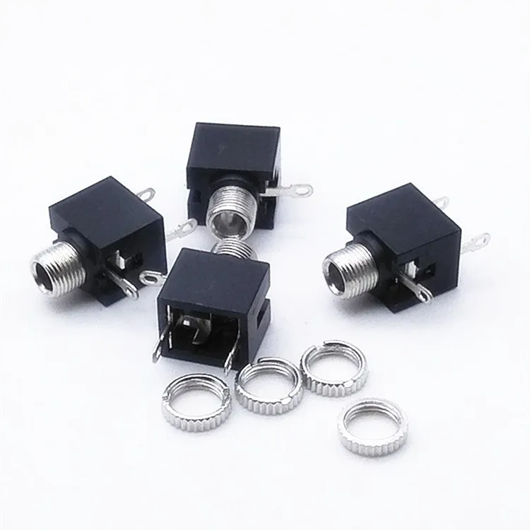 

100 шт. хорошее качество 3,5 мм моно/стерео гнездо аудиоразъема 3Pin DIP разъем для наушников штекер канала PJ-301M PJ301M