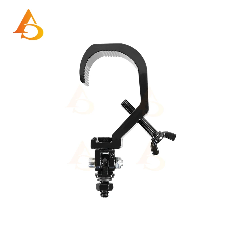 40-58mm Square Tube Mount Folding Clamps Aluminum Truss Round Pipe Stage Lighting Fold Clamp Hooks For DJ LED Par Light Beam