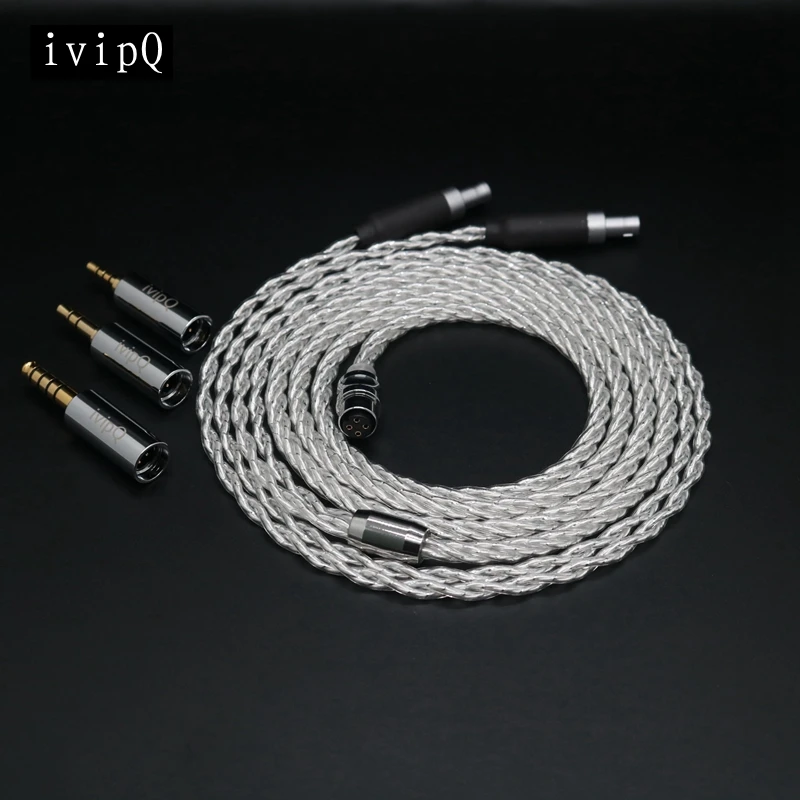 ivipQ Flagship Cable 4 Cores Litz Sterling Silver Palladium+7N OCC ...
