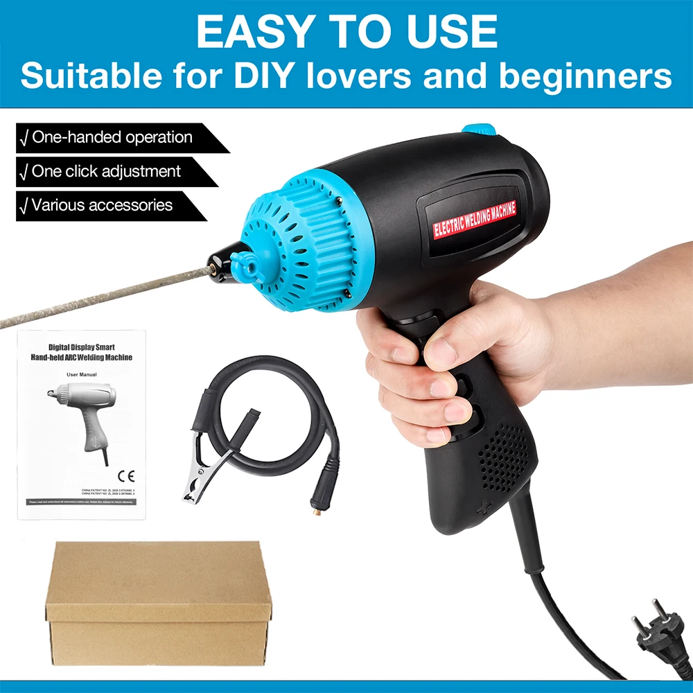 2500W Household Arc Welding Machine 110V/220V Portable Small Electric Welding Machine Automatic Digital Intelligent Welding Tool 3