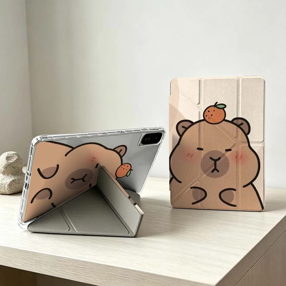 Cartoon Capybara Soft Tablet Case