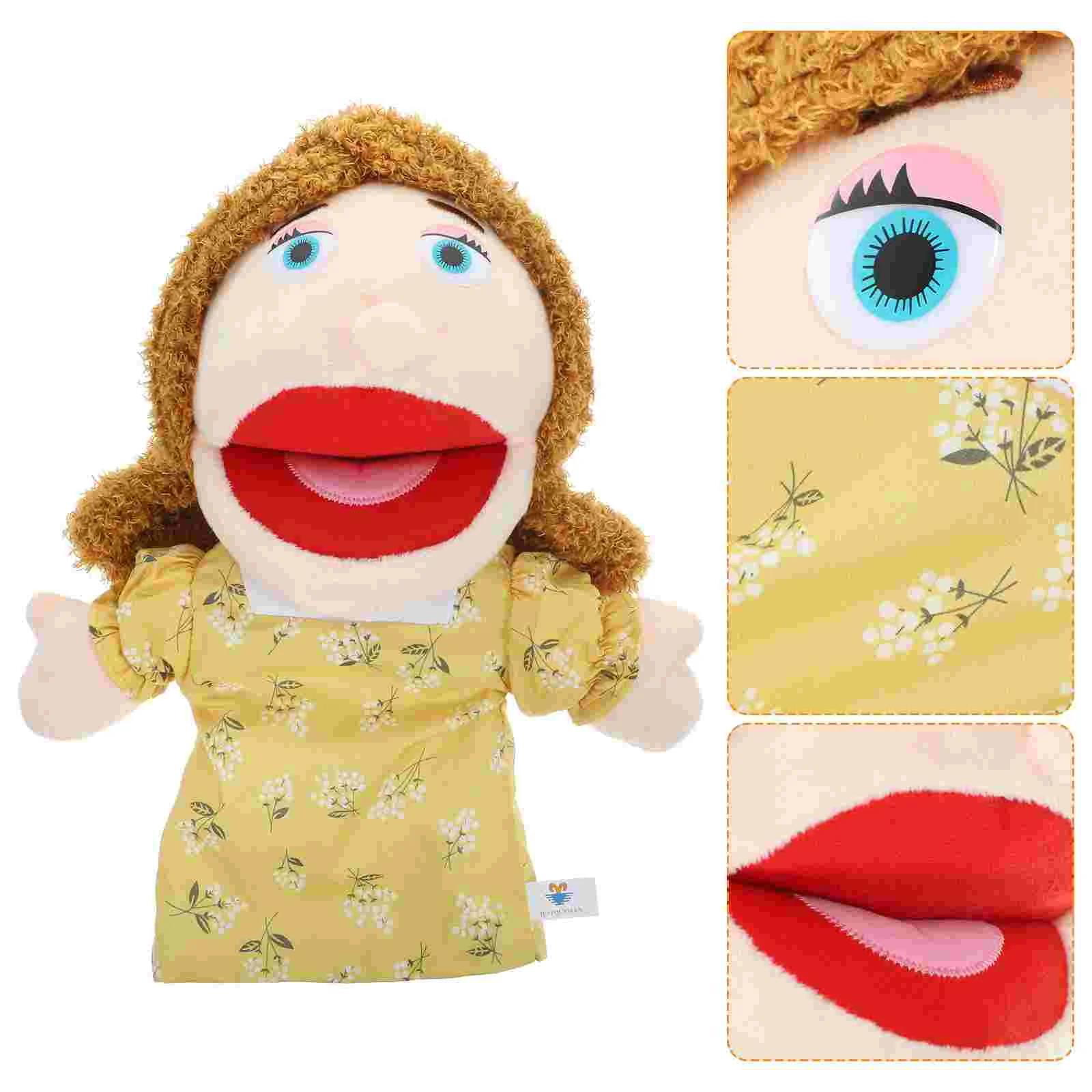 

Kids Hand Puppet Toy Role Glove Hand Puppet Childrens Toy Mom Ventriloquist Tell Story Puppet Role Play