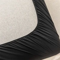 Kuup Safe Waterproof Mattress Protector Soft Comfortable Breathable Solid Color Fitted Bedding Cover No Pillowcases Included 5