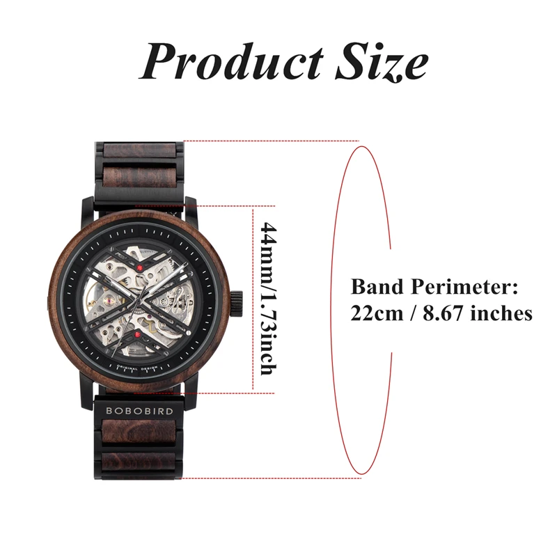 BOBO BIRD X Series Men's Automatic Self-wind Mechanical Watch