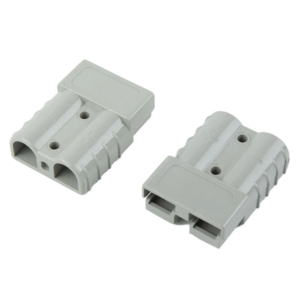 

2PCS For Anderson Plugs 50A GREY/RED 12-24V 6AWG DC Power Tool FOR Anderson Style Plug Connectors