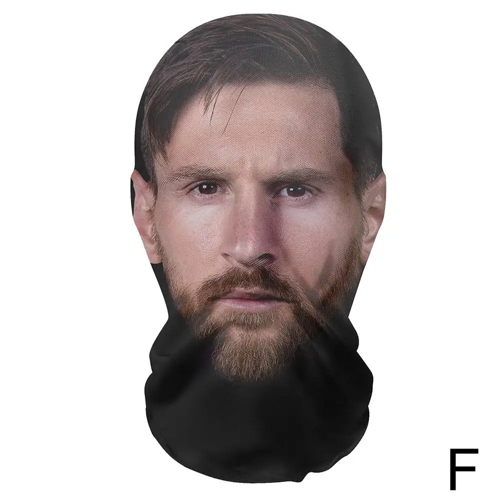 3D Seamless Celebrity Face Balaclava Headgear for PRanks and Performances