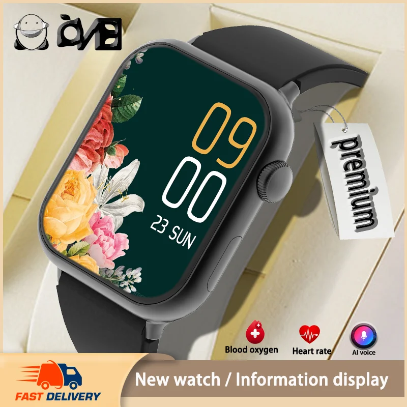 Smart Watch Men Women IP68 Custom Dial Heart Rate Fitness