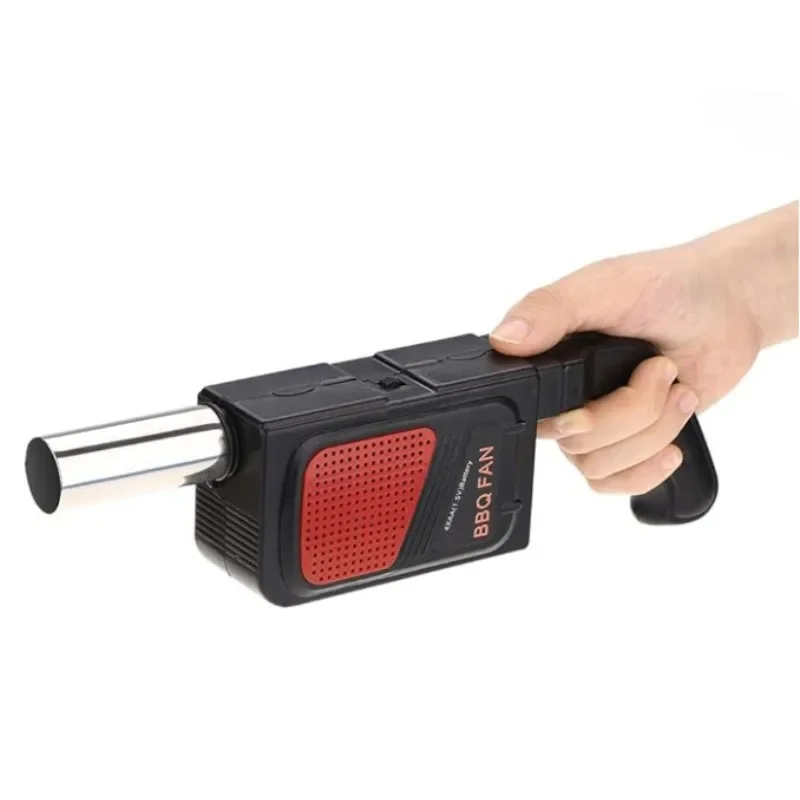 Barbecue Air Blower Portable Handheld Electric BBQ Cooking Fan Air Blower Fire Bellows Tool for Outdoor Camping Picnic Barbecue