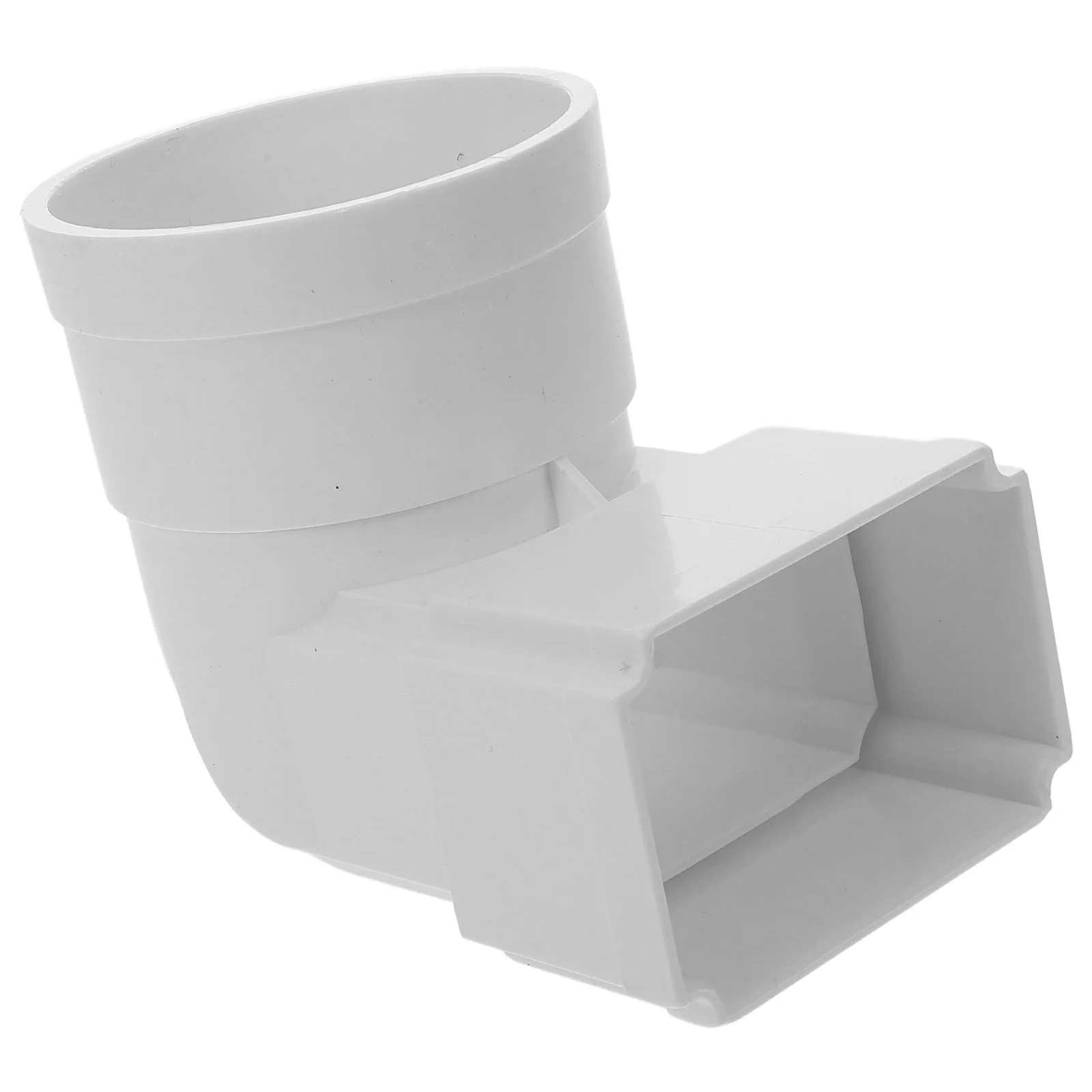 Square To Round Downspout Connector Heavy Duty Pipe Adapter For Gutter System Drainage Fitting Gutters Accessories Plumbing