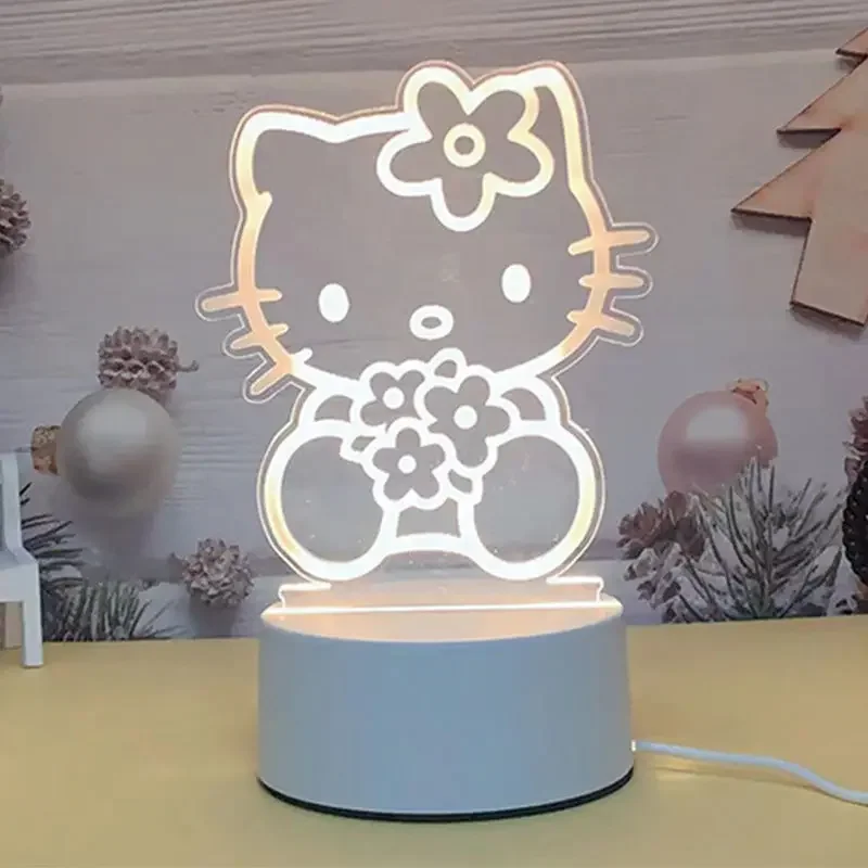 

Hello Kitty KEROKERO KEROPPI My melody Creative Cartoon Bedside Night Light Atmosphere Light Kawaii Girl Heart Birthday Gift