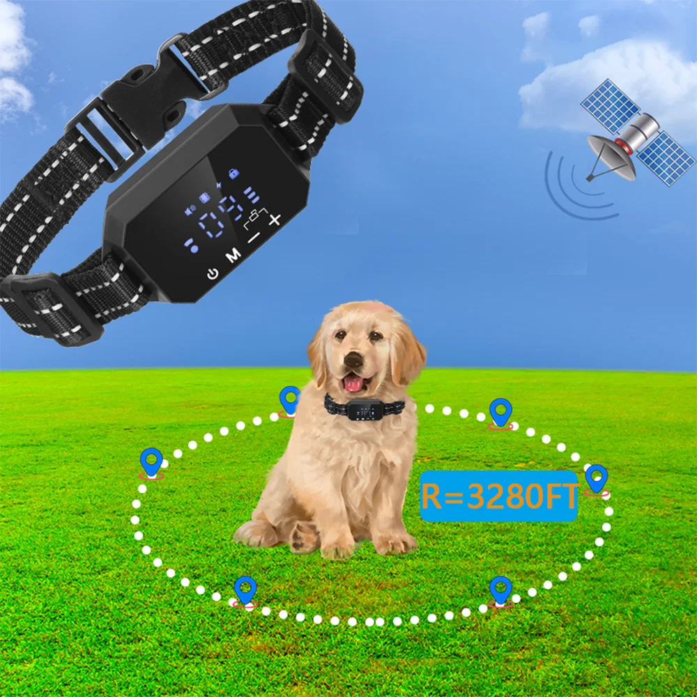 Rastreador GPS para perros, collar de rastreo de mascotas impermeable,  monitor de actividad GPS para perros (solo iOS), dispositivo de seguimiento  GPS