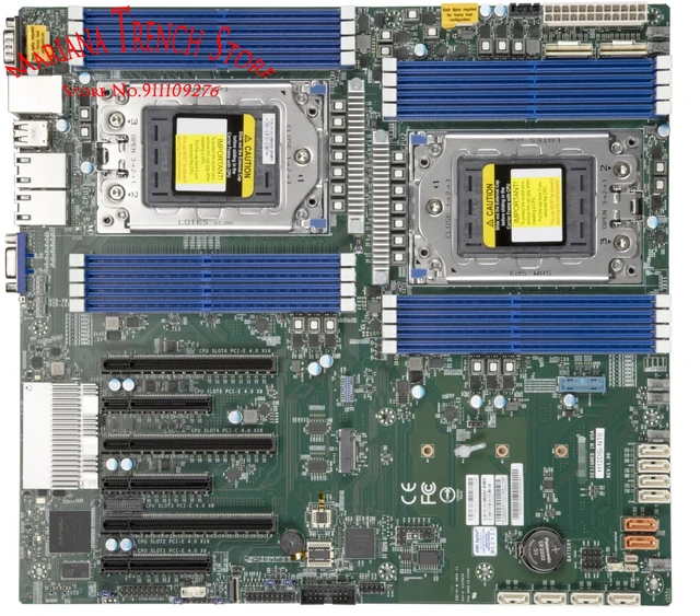 H12DSi-NT6 for Supermicro EATX Motherboard Dual EPYC 7003/7002 Series  Processors Dual 10GBase-T LAN Ports IPMI LAN
