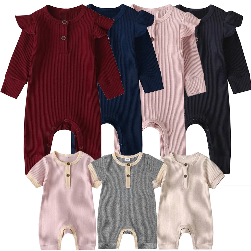 Autumn Arrival Baby Unisex Long Sleeves Striped bodysuit