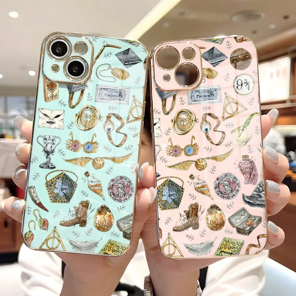 Ring Potters Wand Harries Per Hauwei P40 P30 P20 Nova Y70 10 9 8 7 Mate 40 30 20 Pro Lite Custodia In Silicone Elettrolitico