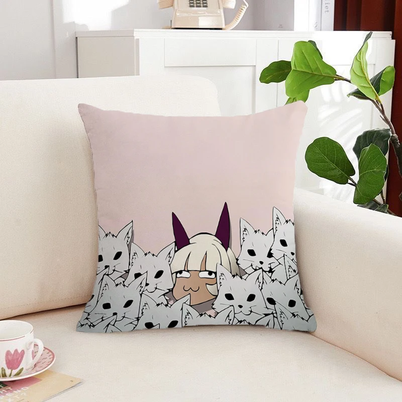 

Skullgirls Throw Pillow Covers Decorative Sofa Cushions Duplex Printed Pillowcase Ornamental Pillows for Living Room Short Plush