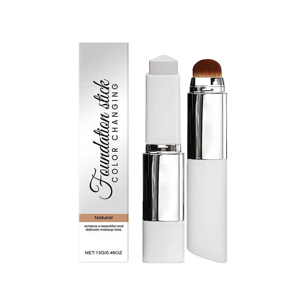 Koreanischer Farbwechsel-Foundation-Stick, leicht, feuchtigkeitsspendend, stark deckender Concealer, natürliches Basis-Make-up für alle Hauttypen – Detail 19