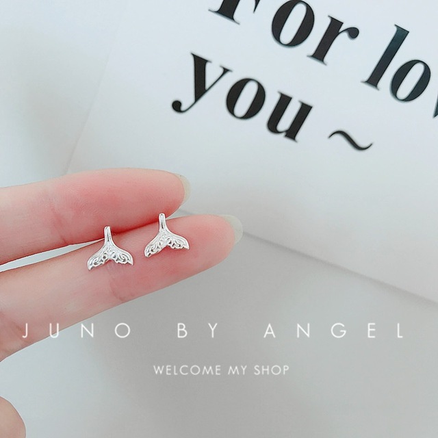 Minimalism Mini S925 Silver Earrings Gold Plated Stud Earring Star Moon Korea Women Earrings 2022 Cute Trend For Teens