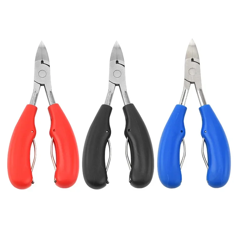 Toe Nail Clipper Professional Toe Nail Clippers Cutter ingrown toenail tool Thick Nail Dead Skin Dirt Remover Super Sharp Curved Blade Tools