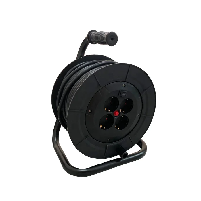 Electric Extension Power Cord Retractable Cable Reel