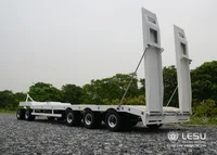 LESU RC Metal Trailer for 1/14 RC Tractor Remote Control Dumper Electric Truck Hydraulic Excavator Tamiyaya Model Toys TH02005 2