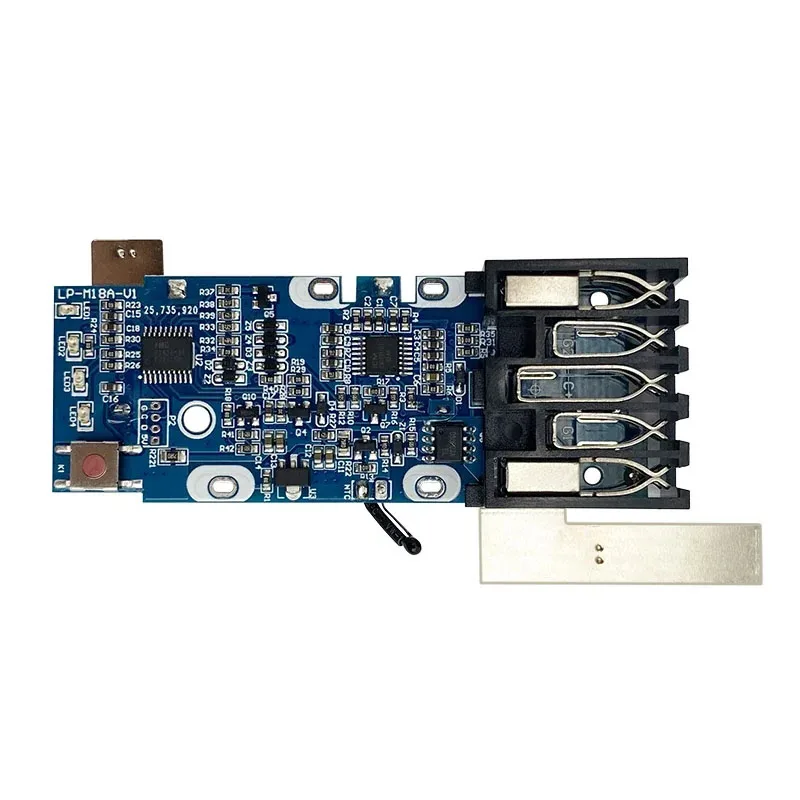 21700 M18 리튬 배터리 케이스 박스 용 밀워키 18V 리튬 이온 배터리 하우징 용 BMS PCB 충전 보호 회로 기판