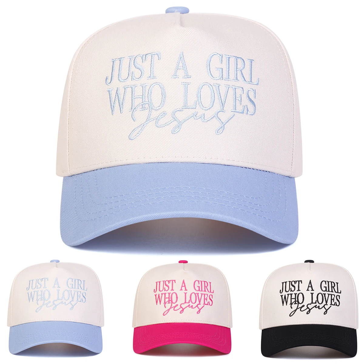 Unisex WHO LOVES Baseballkappen mit Buchstabenstickerei, Frühling und Herbst, für den Außenbereich, verstellbare Freizeithüte, Sonnenschutzhut, Sportkappe – Detail 1