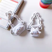 

Cute Three-dimensional Dog with Chain Apple AirPods 2 Case Cover AirPods Pro Case IPhone Earphone Accessories Air Pod Case