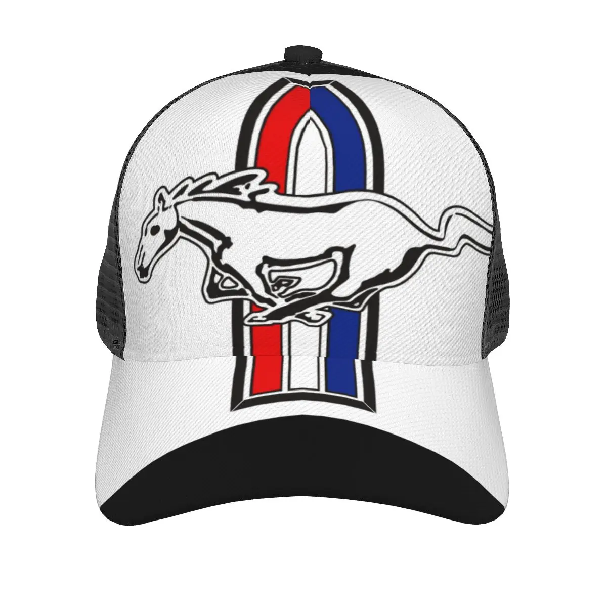 New Mustang snapback Mens Baseball Cap Car Summer Mens Harajuku Color Block Baseball Cap High Quality Cotton for Unisex Baseball Cap Baseball Caps Baseball Hats Fashion Hats