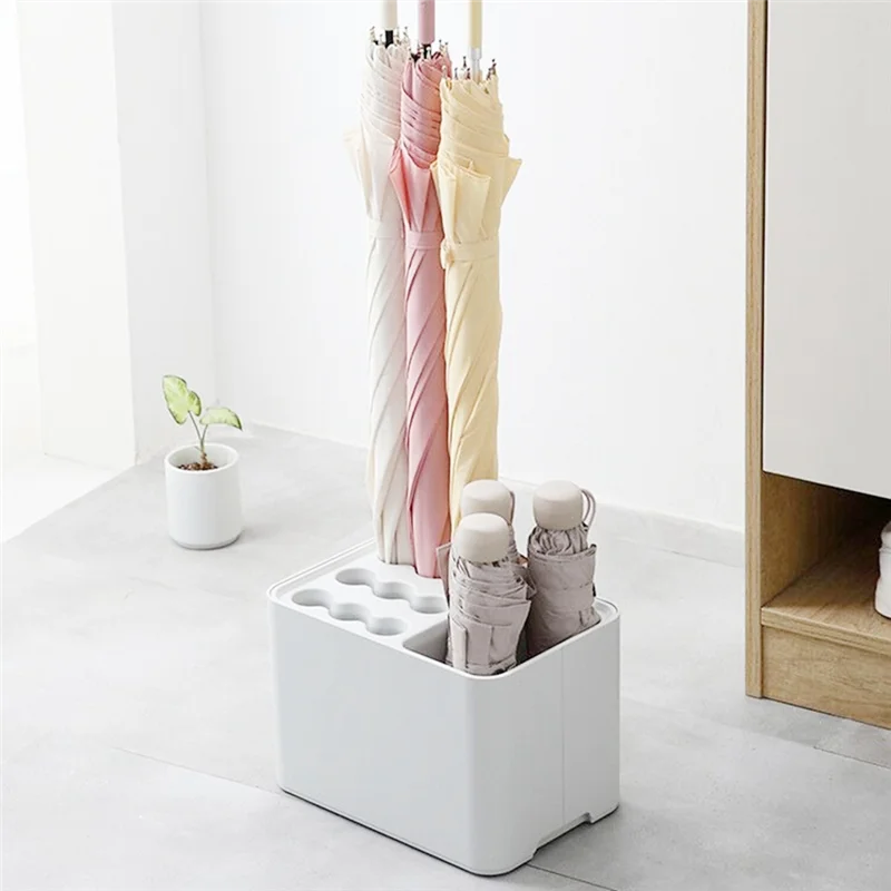 Umbrella Stand Rack Umbrella Anti-Slip Base Organizer Removable Long And Short Handle Barrel