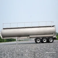 LESU Metal 1/14 40Ft Oil Tank Gas-Tanker Semi Trailer For RC Tamiyay Tractor Truck Remote Contro Toys Car Model Th14463 1