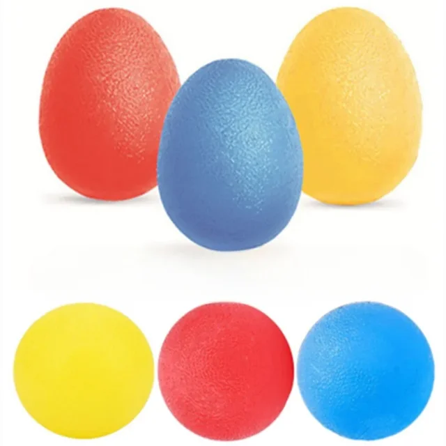 Hand Grip Strength Training Expander Adults Kids Gym Fitness Finger Exerciser Wrist Rehabilitation Stress Relief Silicone Ball 6