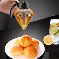 Juice Syrup Cup Squeeze Bottle Storage Pot Stand Holder Bee Drip Dispenser Kettle Honey Jar Container Kitchen Accessories 1