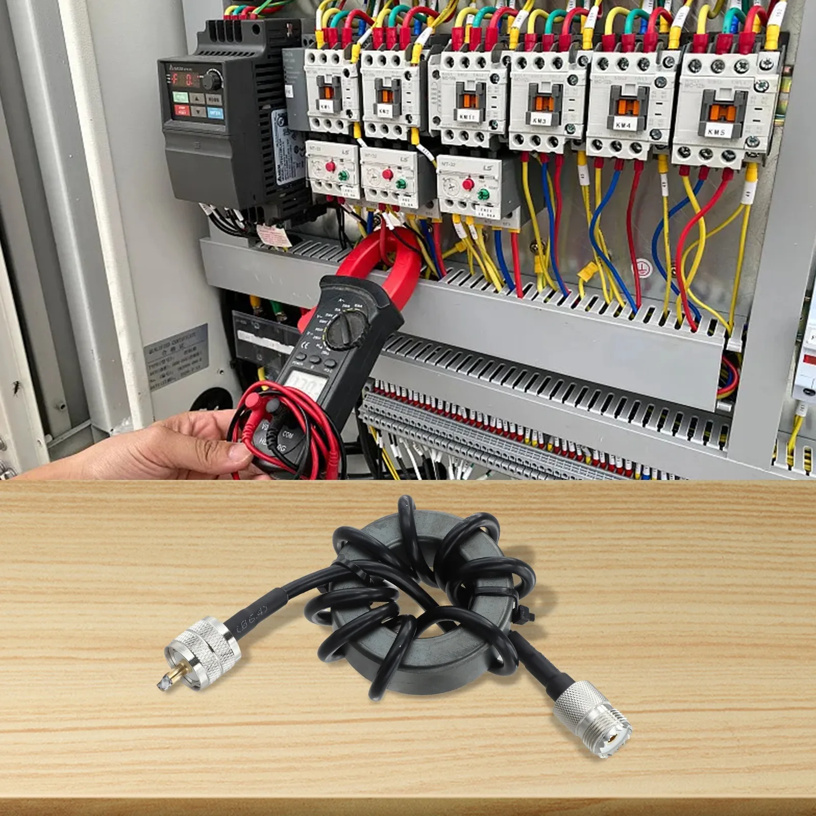 1pc 1,8-30 MHz Kurzwelle Choke Magnetische Ringe Für HF Kurzwelle Radio EM-25 EM-43o Anti-störungen Power Werkzeuge Zubehör – Detail 24