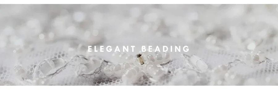 Bezauberndes, mit Perlen verziertes, maßgeschneidertes Brautkleid, elegantes, rückenfreies Meerjungfrauen-Hochzeitskleid, klassisches Tüll-Brautkleid mit O-Ausschnitt – Detail 15