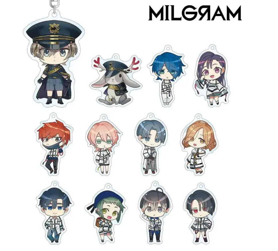 Anime MILGRAM Keychain Doll ES JACKALOPE Haruka Yuno Mikoto Amane ...