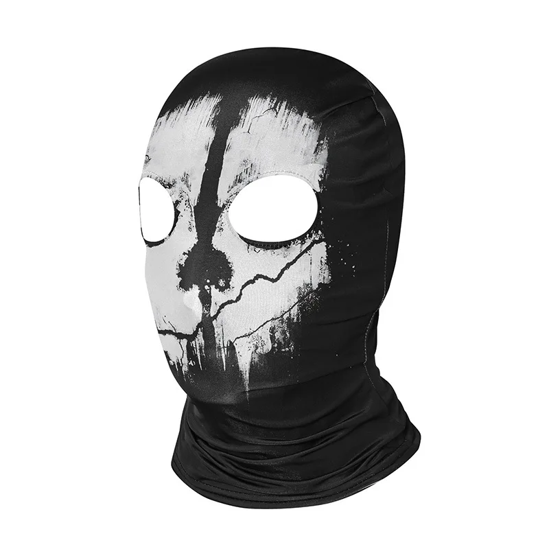 Motorcycle Skull Mask Ghosts Caps Balaclava Bike Motocross Headgear Men Women War Game Cosplay CS Headwear Halloween Party Masks 5