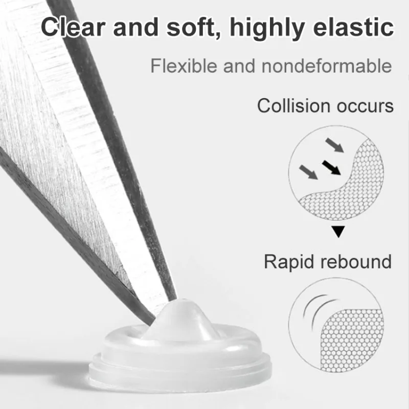 Shock-absorbing particles for household use
