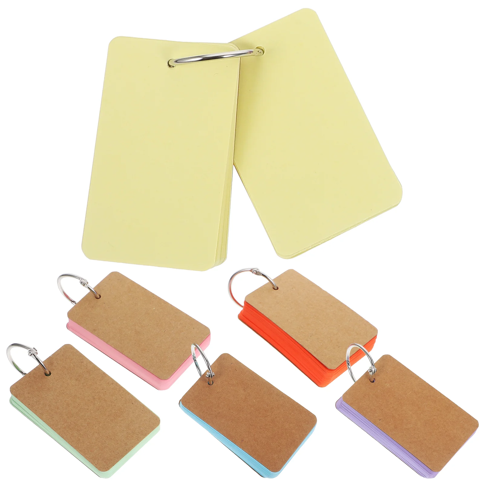 

6 книг, пустые карты, портативные карты для заметок, бумажные карты, пустые флэш-карты, карта для записей, индексные карты