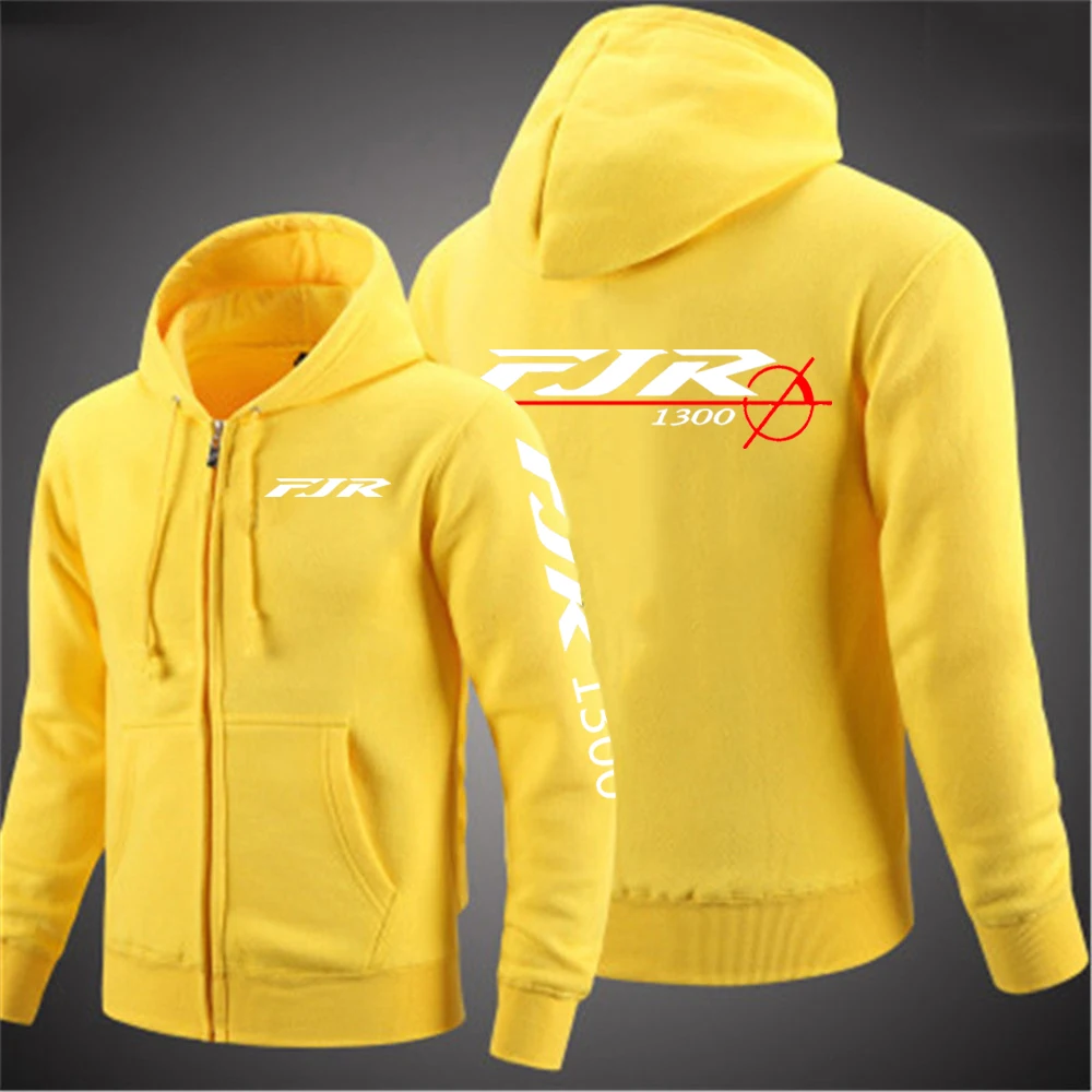 Mens FJR 1300 Motorcycle Pullover Jacket - Versatile Spring Autumn Leisure Wear