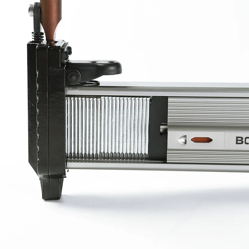 ST-38 Manual Semi-automatic Nailer Wire Slot Woodworking Decoration Reload Rebound Steel Nail Gun Installer Driver 5