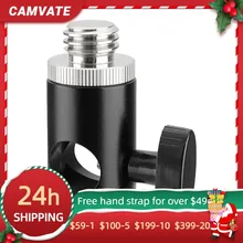 

CAMVATE Standard 16mm Light Stand Head With 5/8"-11 Male To 1/4"-20 Female Thread Screw For Tripod Laser Level Adapter BOSCH New