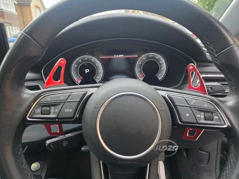 Schaltwippen-Verlängerung für Audi A3 S3 A5 S5 2017 A4 B9 Q7 2016-2017 TT TTS Lenkrad-Schaltwippen – Detail 3