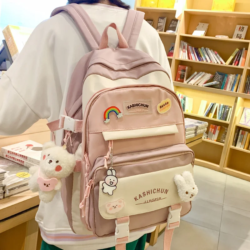 Mochila Kawaii BOBA BLANKET - 42x31x15cm Unissex Escola Viagem