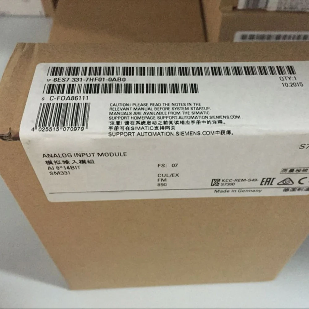 Per Siemens 6 Es7 Modulo 331-7Hf01-0Ab0 In Scatola