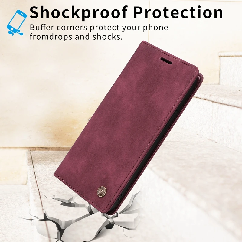 Wallet Magnetic Leather Phone Cover