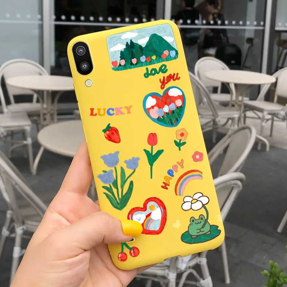 Lovely Macaroon Silicone Soft Phone Case Cover