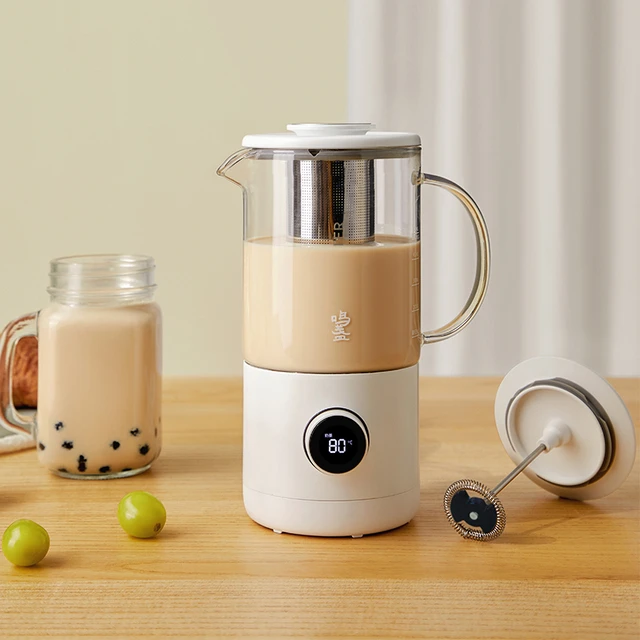 220V Electric Milk Frother Portable Food Blender Coffee Blender