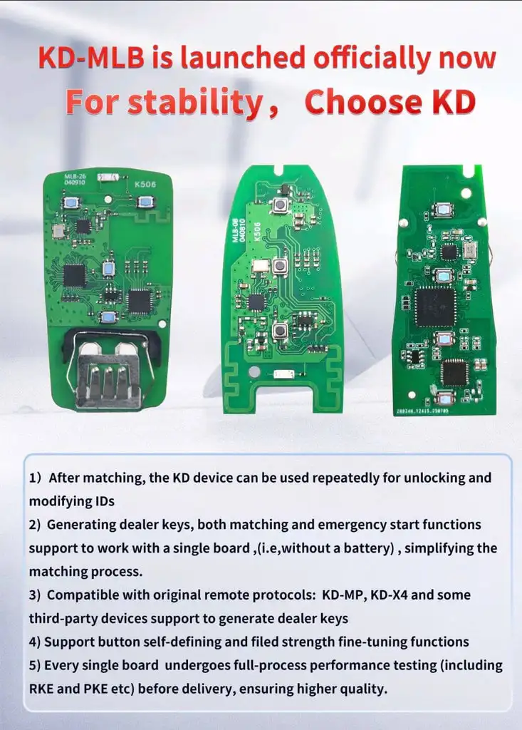 KeyDIY KD-MP MLB Tool Supported KEYDIY MLB Smart Keys By ABKEYS