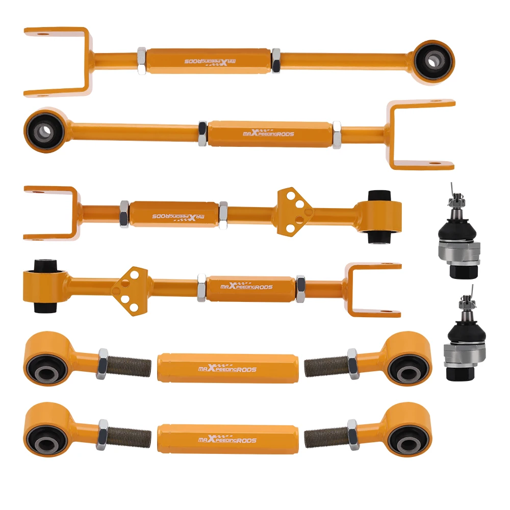 

6pcs/set Adjustable Rear Camber Arms Kit Fit for Honda Accord 2008 2009 2010 2012 2013